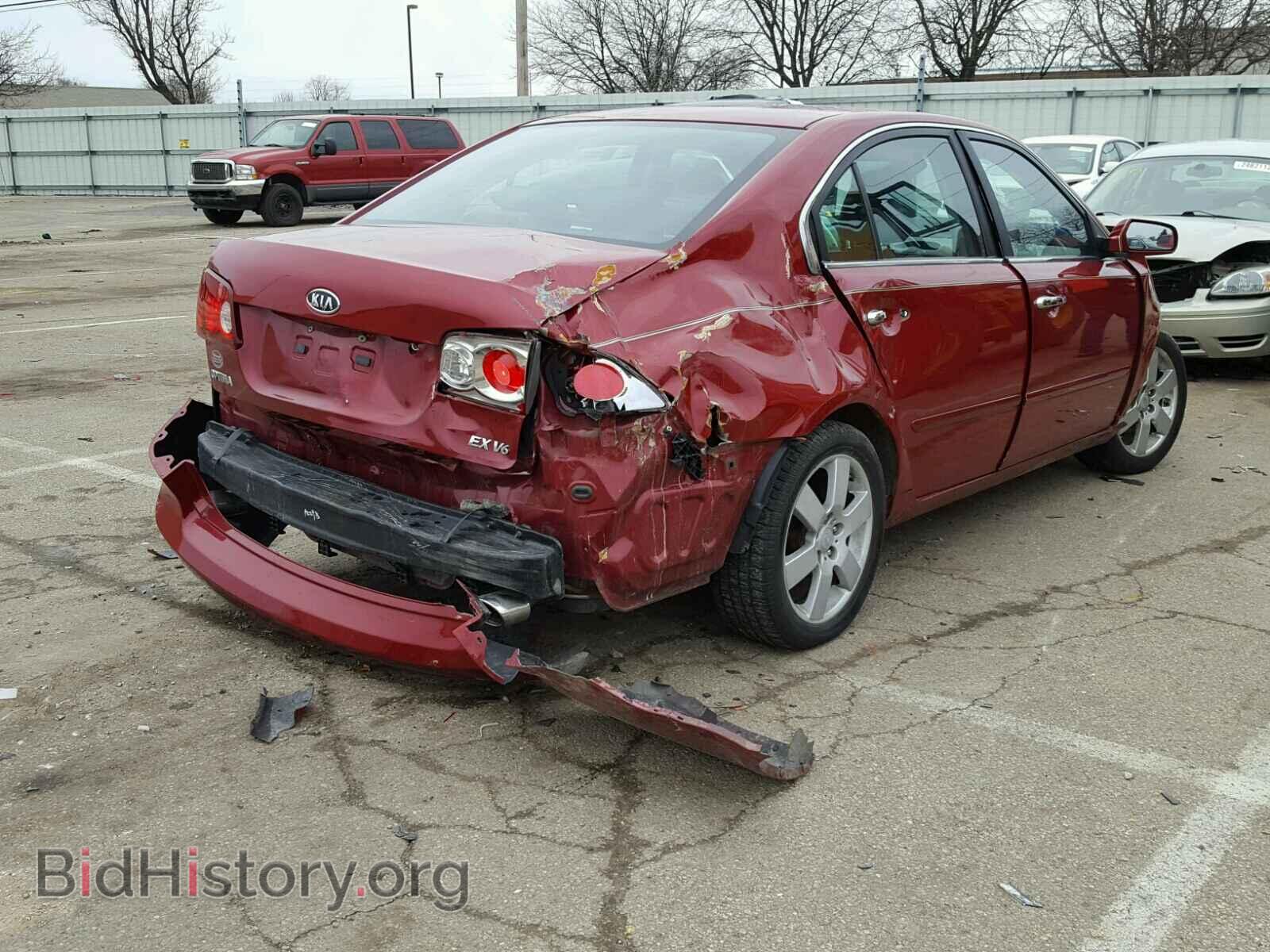 2006 KIA OPTIMA - VIN: KNAGE124665021627 - Фото 4