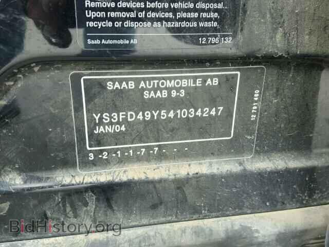 2004 SAAB 9 3 - VIN: YS3FD49Y541034247 - Photo 10
