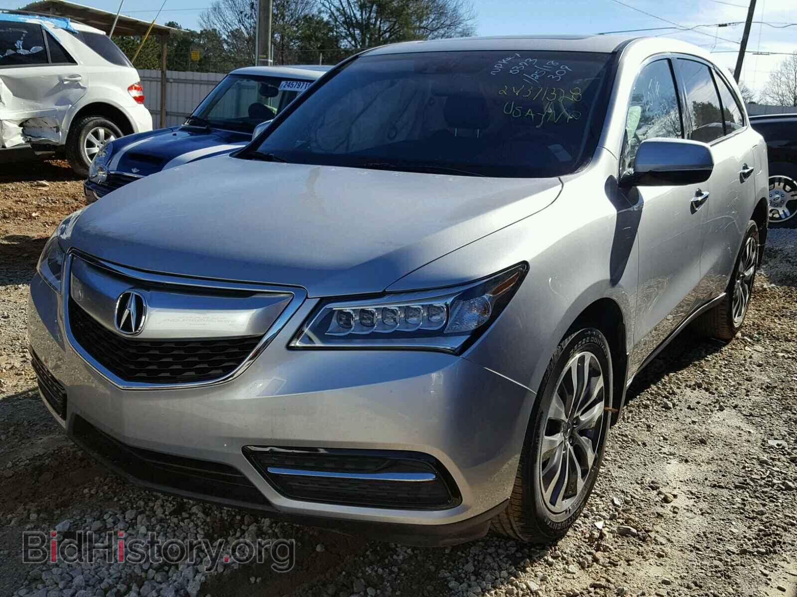 2015 ACURA MDX - VIN: 5FRYD3H42FB003992 - Фото 2