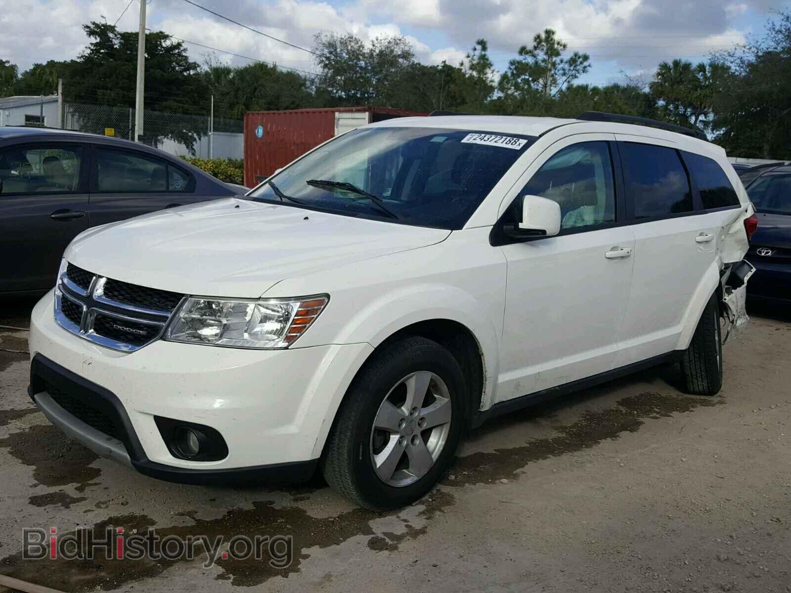 2012 DODGE JOURNEY - VIN: 3C4PDCBGXCT184157 - Фото 2