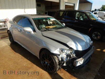 2009 Lexus IS350, серебристый — VIN JTHBE262592016399, Copart