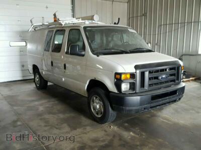 2010 Ford ECONOLINE, white — VIN 1FTNE2EL0ADA19714, Copart