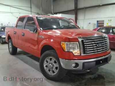 2011 Ford F150 F150 Super, красный — VIN 1FTFW1EF2BFB83588, Copart