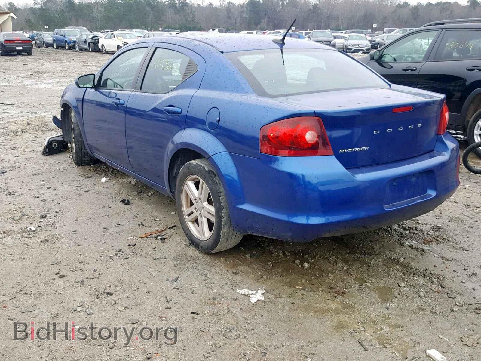 2012 DODGE AVENGER - VIN: 1C3CDZCB1CN148687 - Фото 3