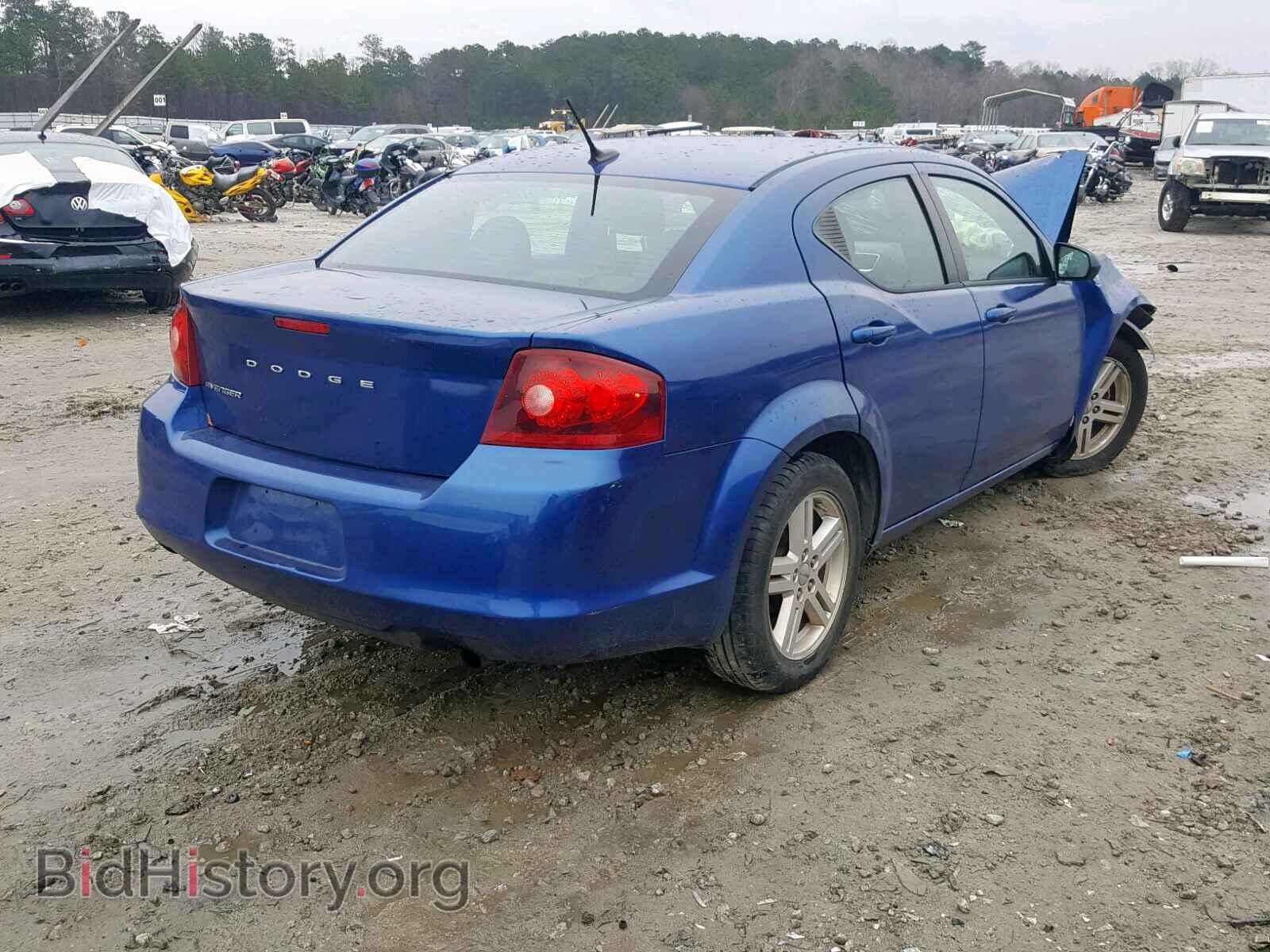 2012 DODGE AVENGER - VIN: 1C3CDZCB1CN148687 - Фото 4