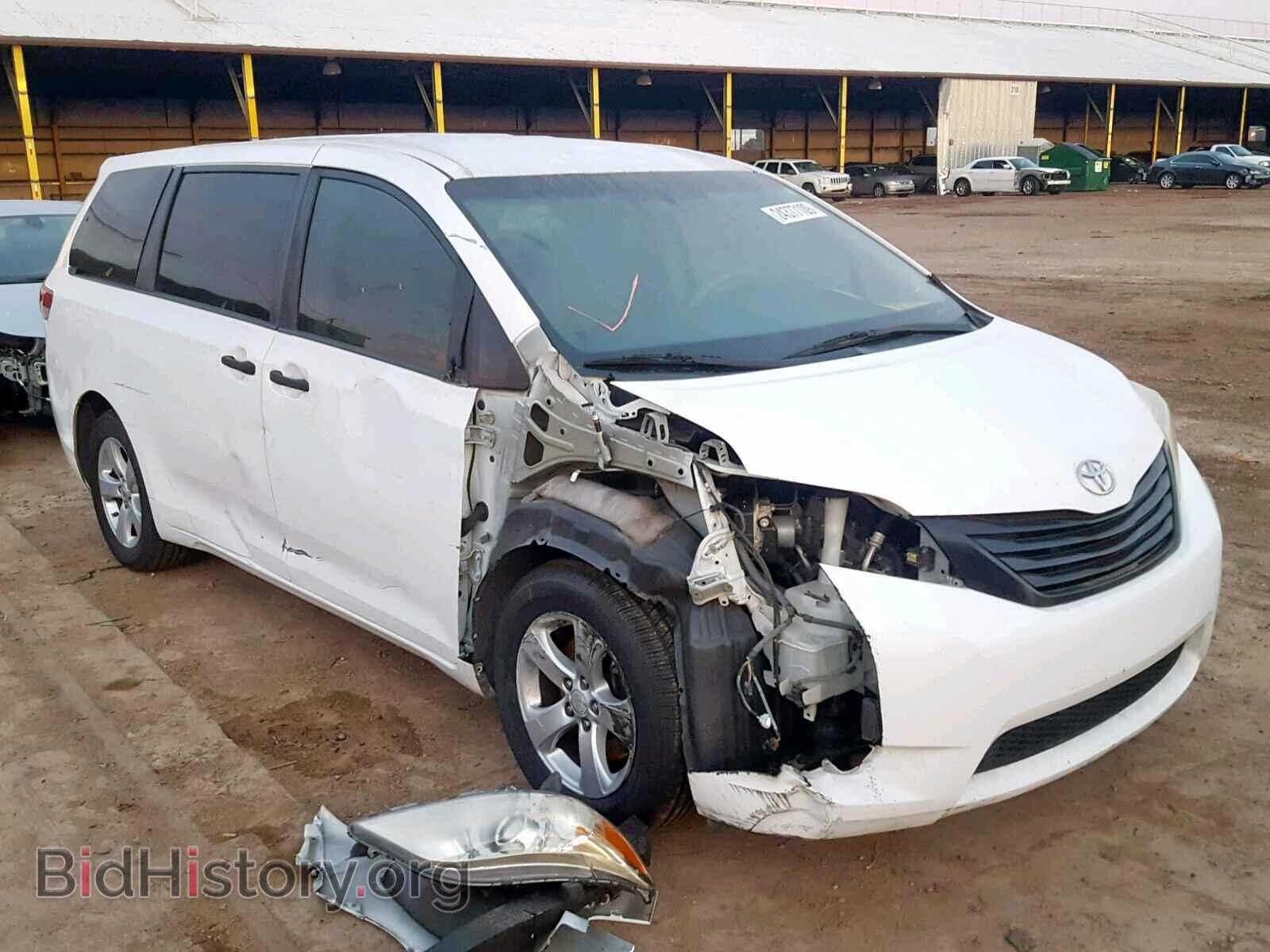 Photo 5TDZK3DC1CS238805 - TOYOTA SIENNA BAS 2012