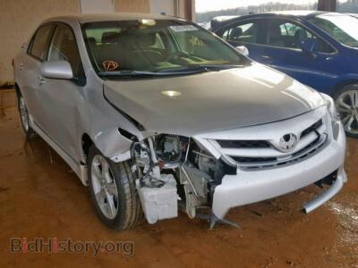 2013 Toyota COROLLA BA, серебристый — VIN 5YFBU4EE9DP074621, Copart