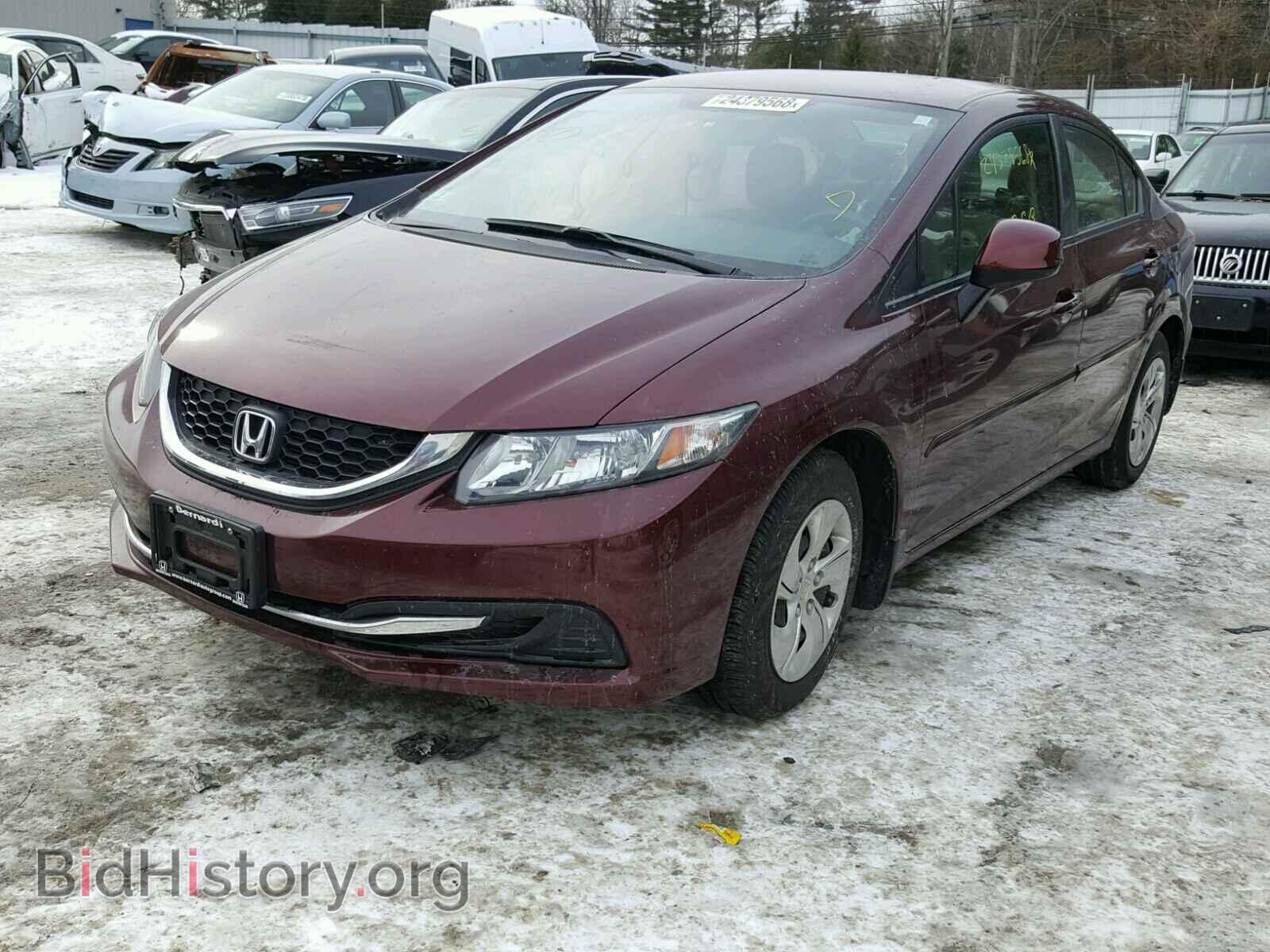 2013 HONDA CIVIC - VIN: 2HGFB2F52DH600055 - Фото 2