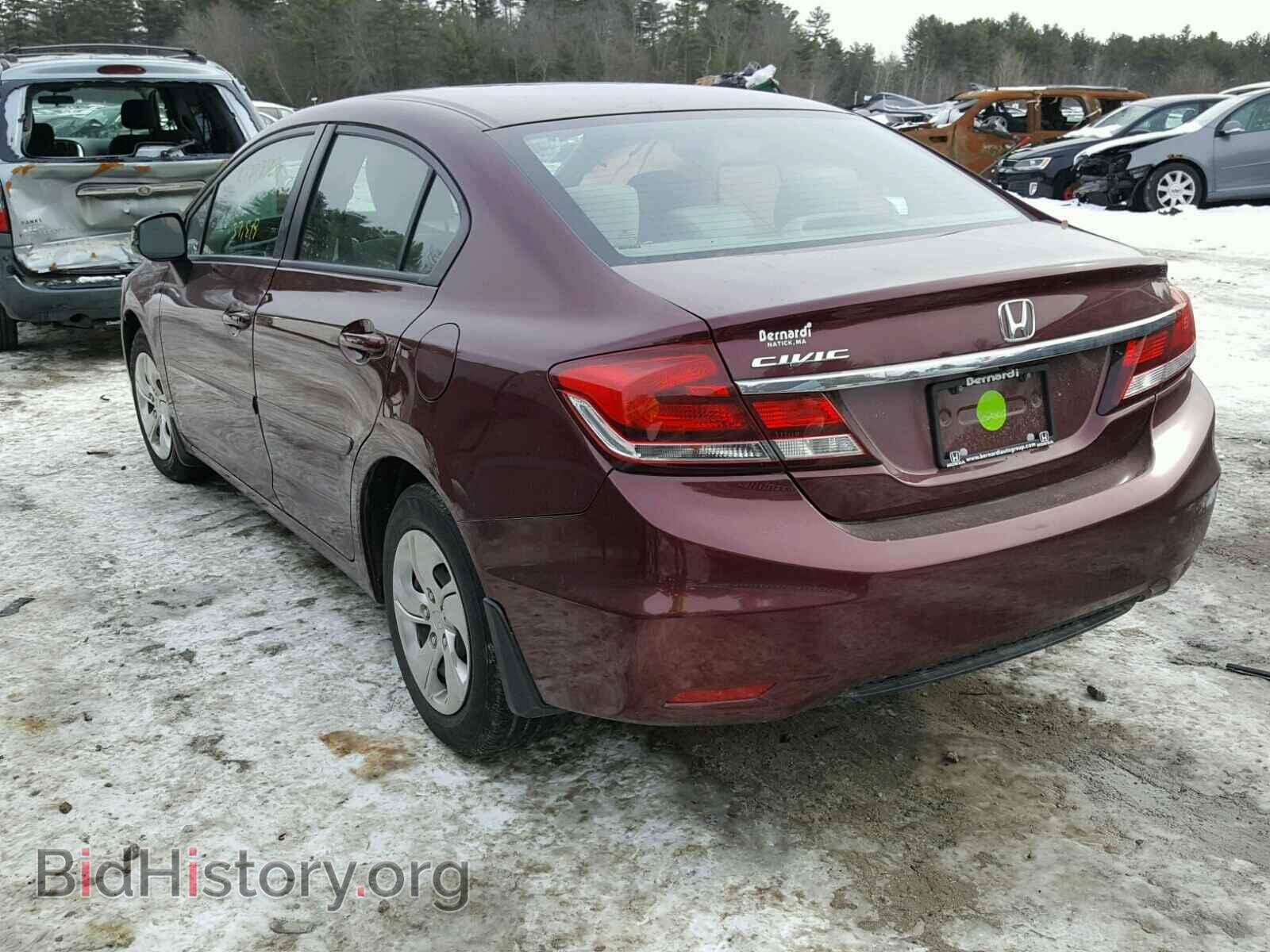 2013 HONDA CIVIC - VIN: 2HGFB2F52DH600055 - Фото 3