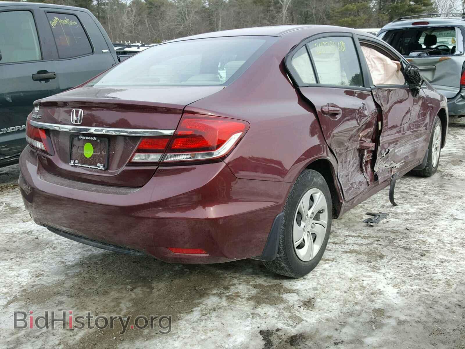 2013 HONDA CIVIC - VIN: 2HGFB2F52DH600055 - Фото 4