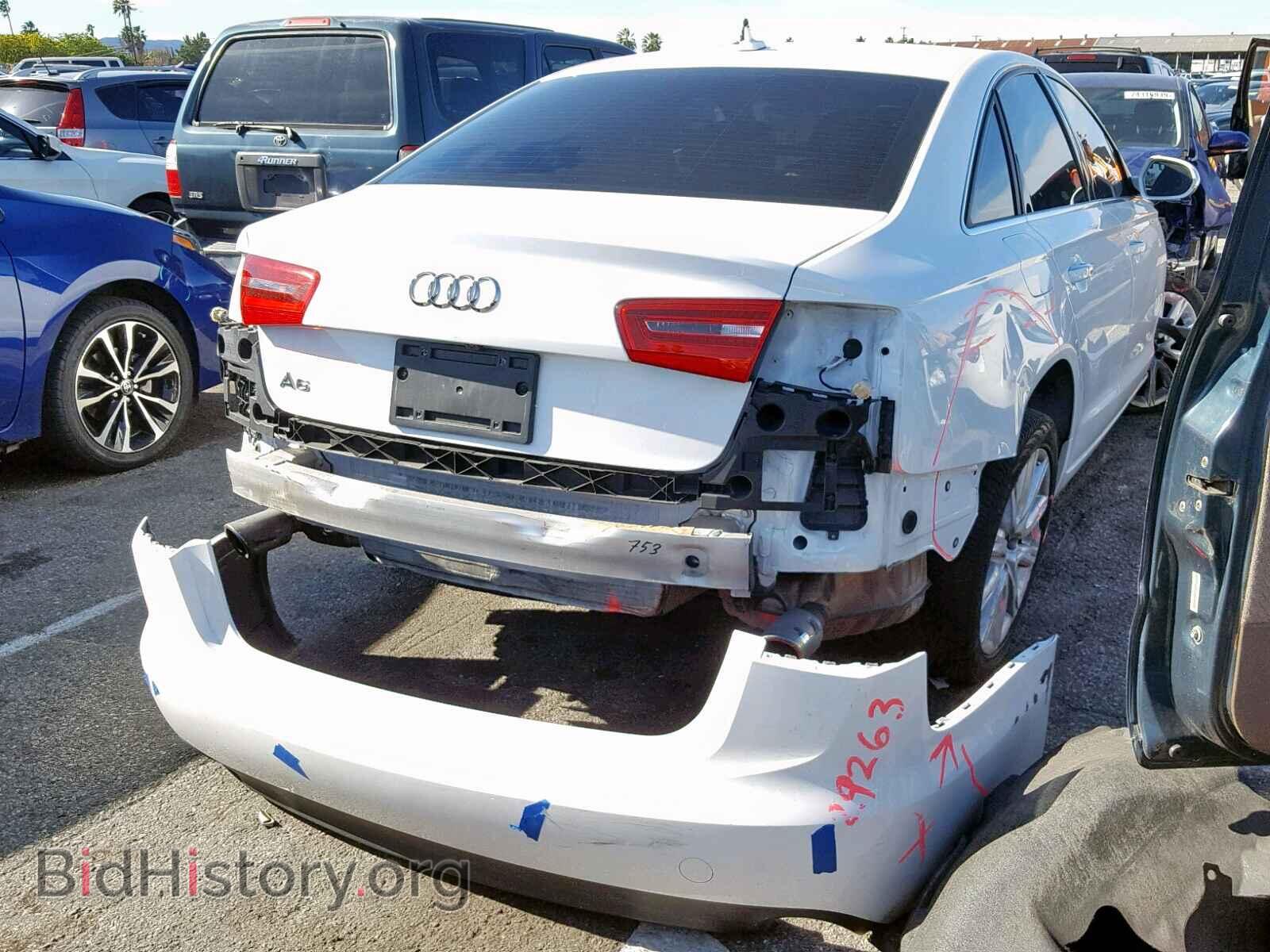 2014 AUDI A6 - VIN: WAUGFAFC7EN062779 - Фото 4