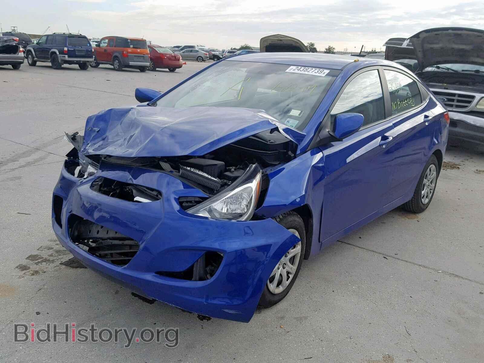 2013 HYUNDAI ACCENT - VIN: KMHCT4AE8DU289886 - Фото 2
