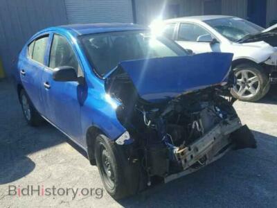 2014 Nissan VERSA, blue — VIN 3N1CN7AP1EL854656, Copart
