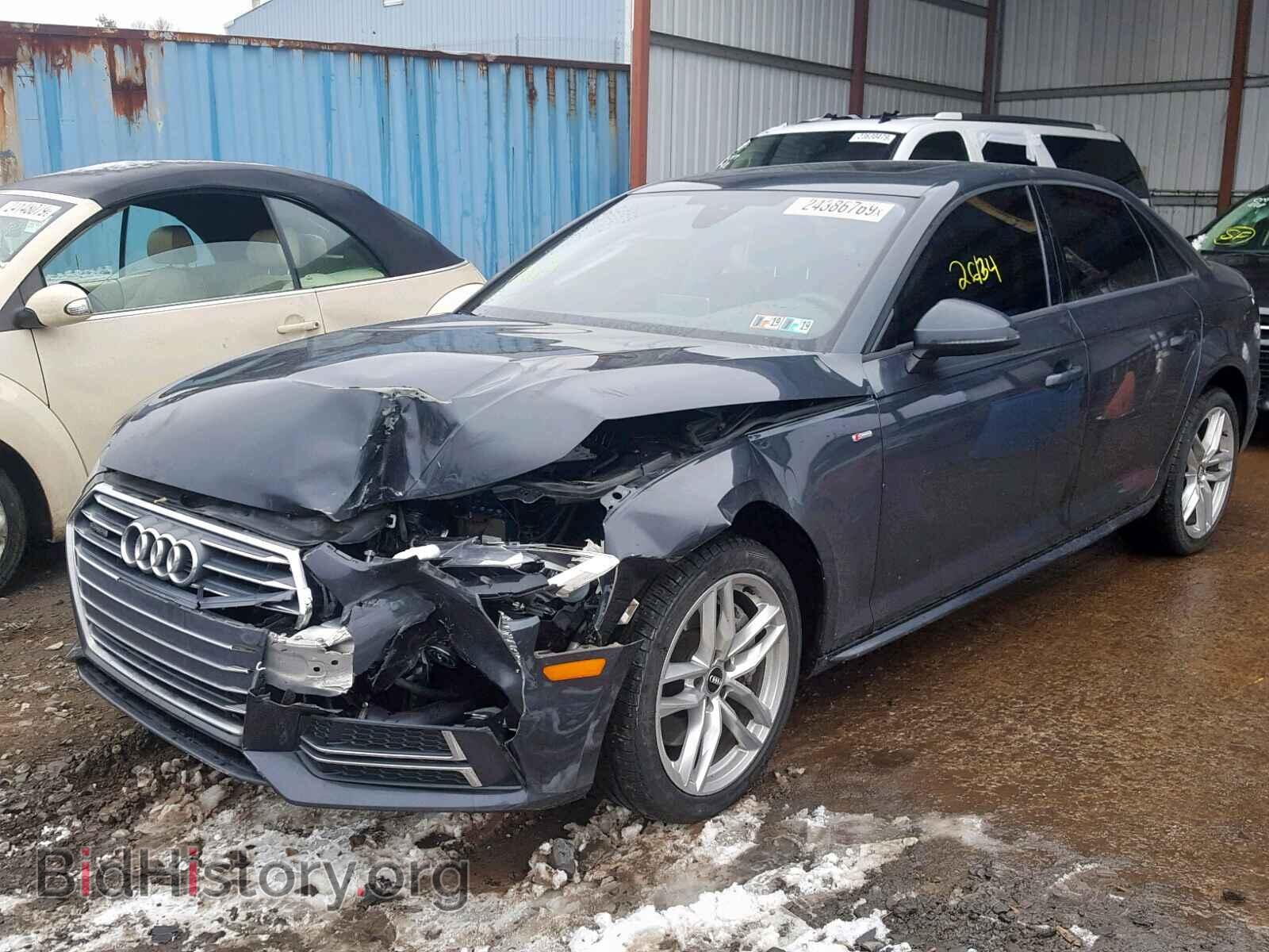2017 AUDI A4 - VIN: WAUDNAF42HN051532 - Photo 2