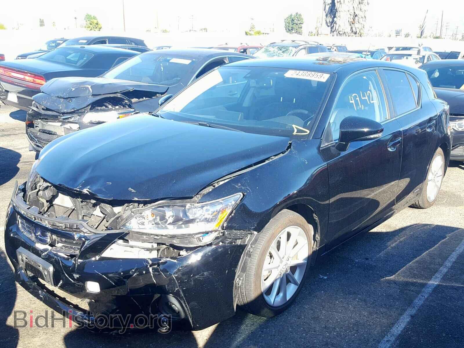 2012 LEXUS CT 200 - VIN: JTHKD5BH4C2069973 - Фото 2