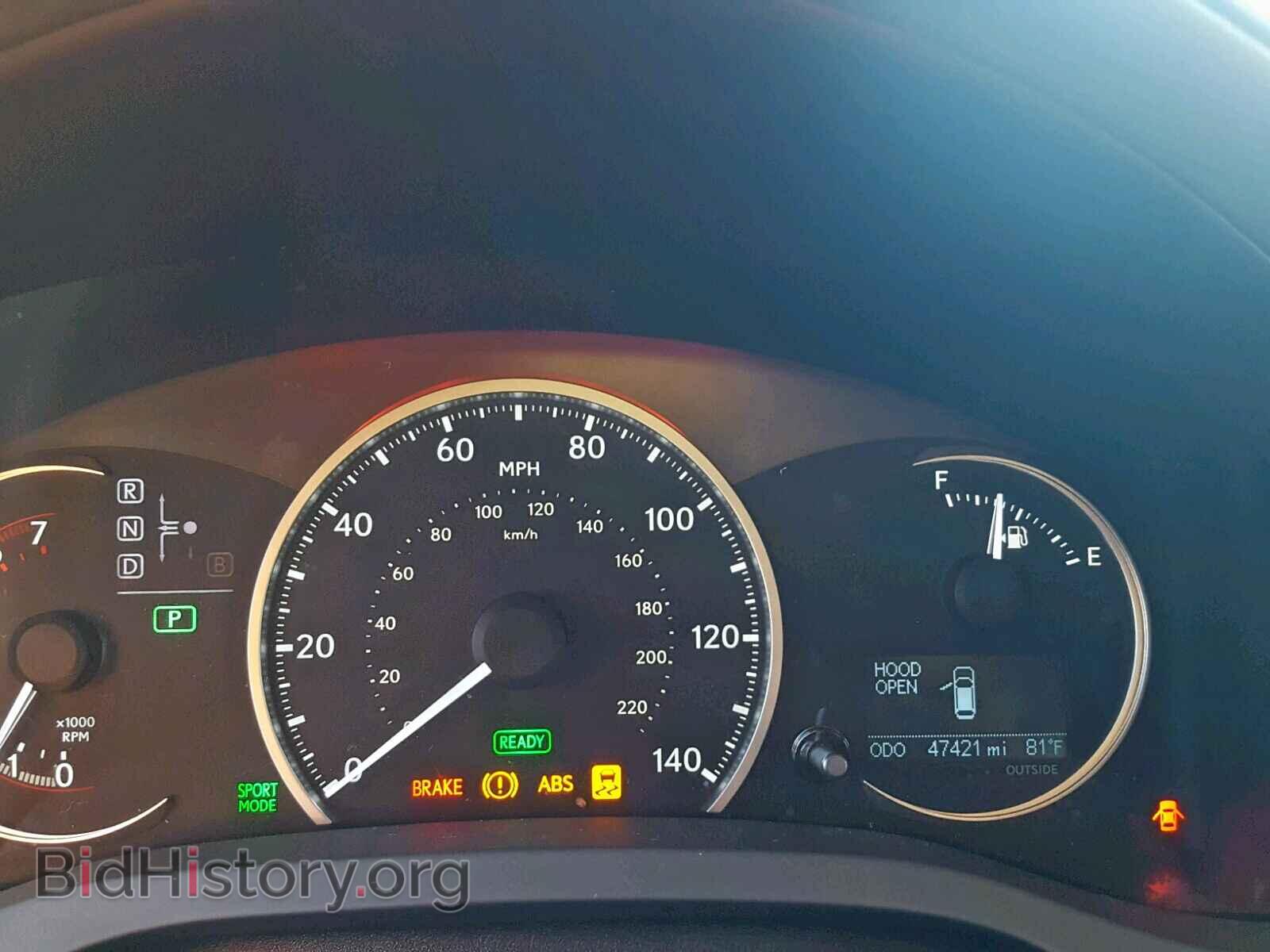 2012 LEXUS CT 200 - VIN: JTHKD5BH4C2069973 - Фото 8