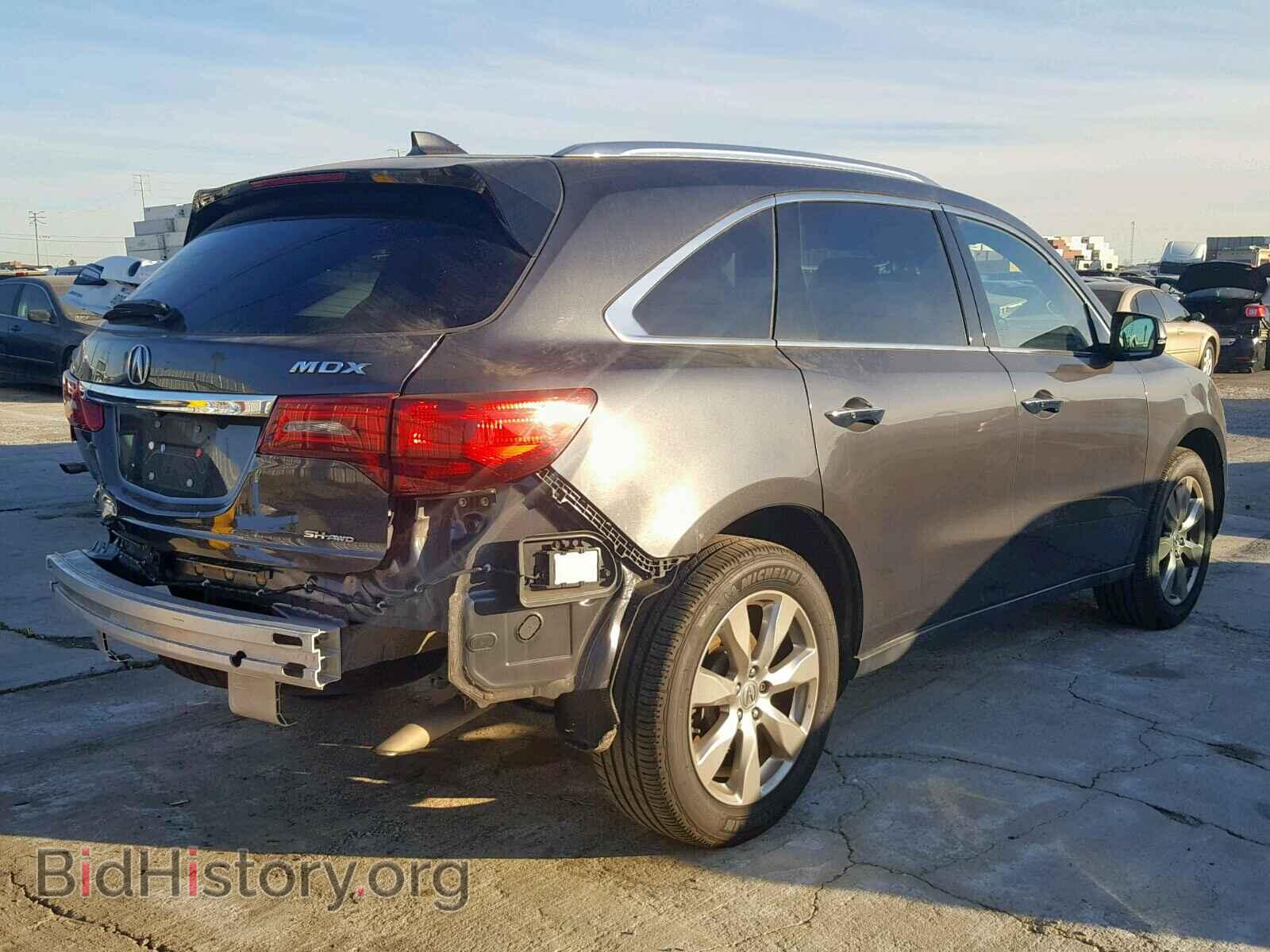 2014 ACURA MDX ADVANC - VIN: 5FRYD4H87EB048563 - Фото 4