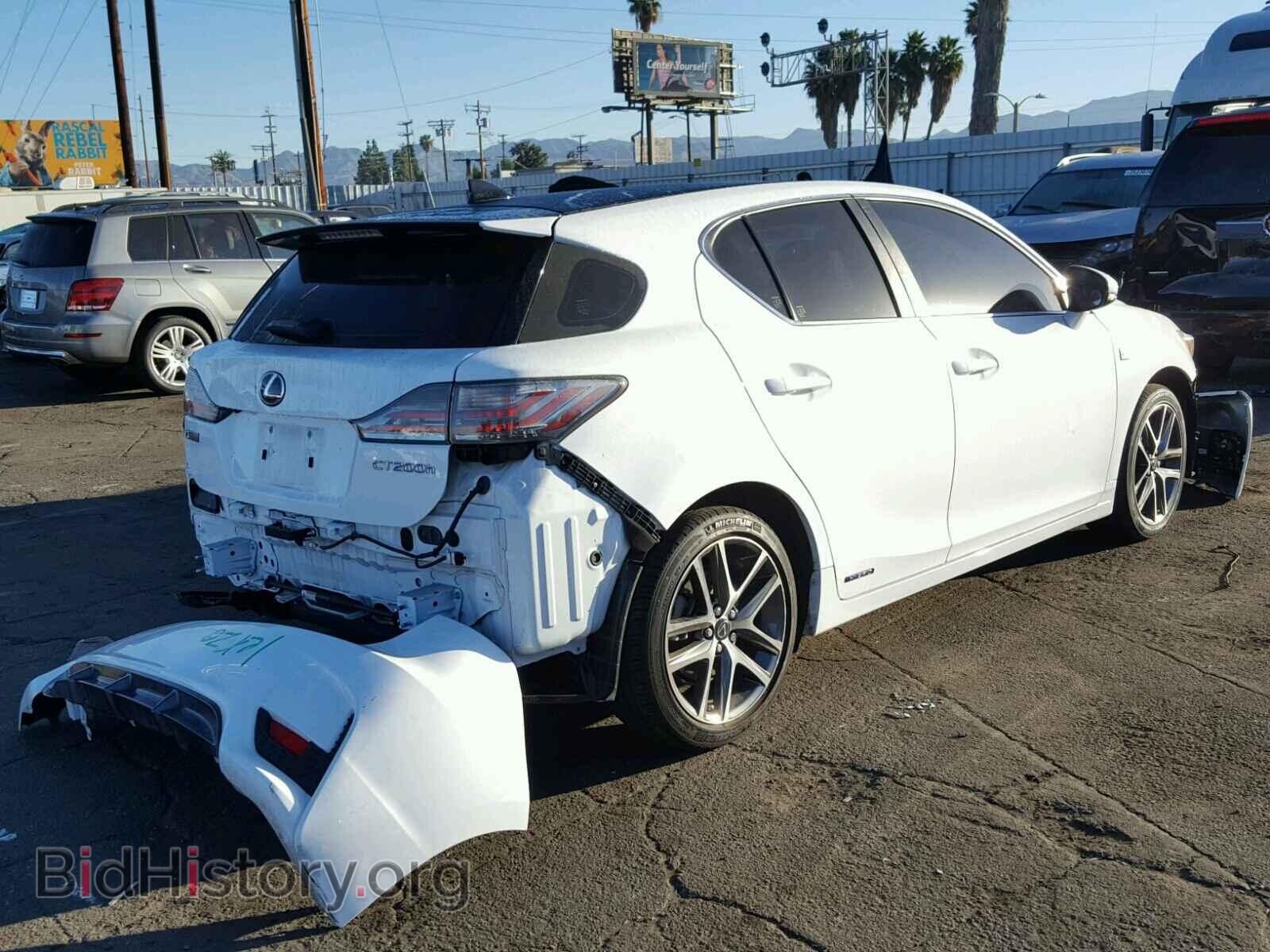 2016 LEXUS CT 200 - VIN: JTHKD5BH6G2254712 - Фото 4