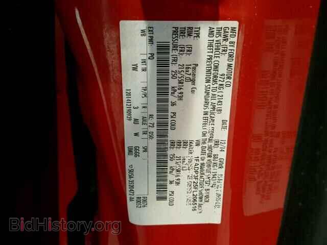 2015 FORD FOCUS - VIN: 1FADP3F25FL206516 - Фото 10