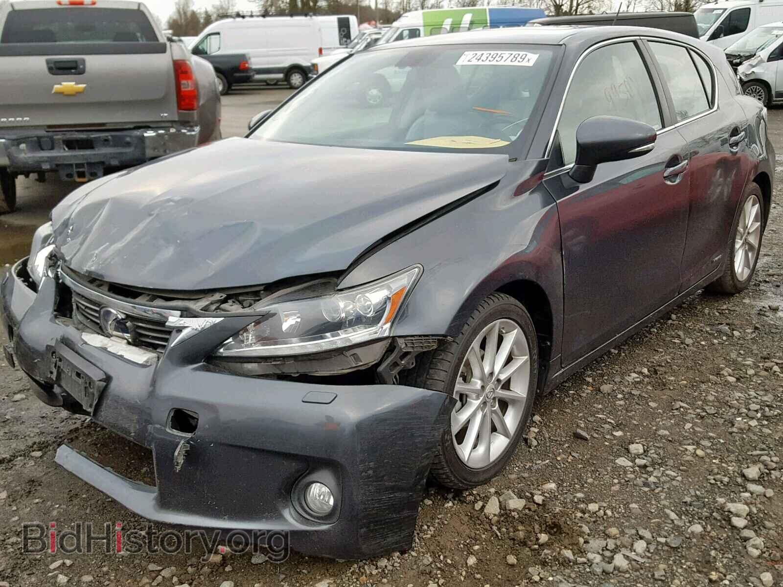 2011 LEXUS CT 200 - VIN: JTHKD5BH7B2014108 - Фото 2
