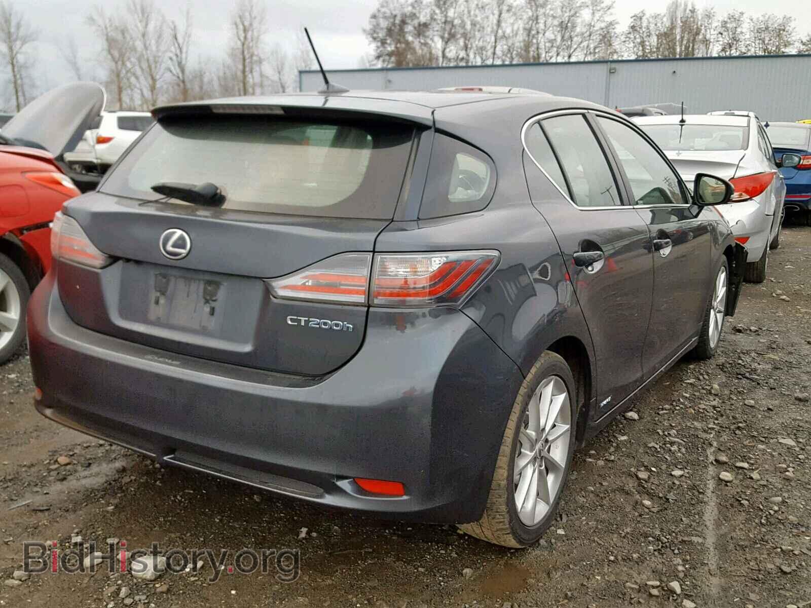 2011 LEXUS CT 200 - VIN: JTHKD5BH7B2014108 - Фото 4