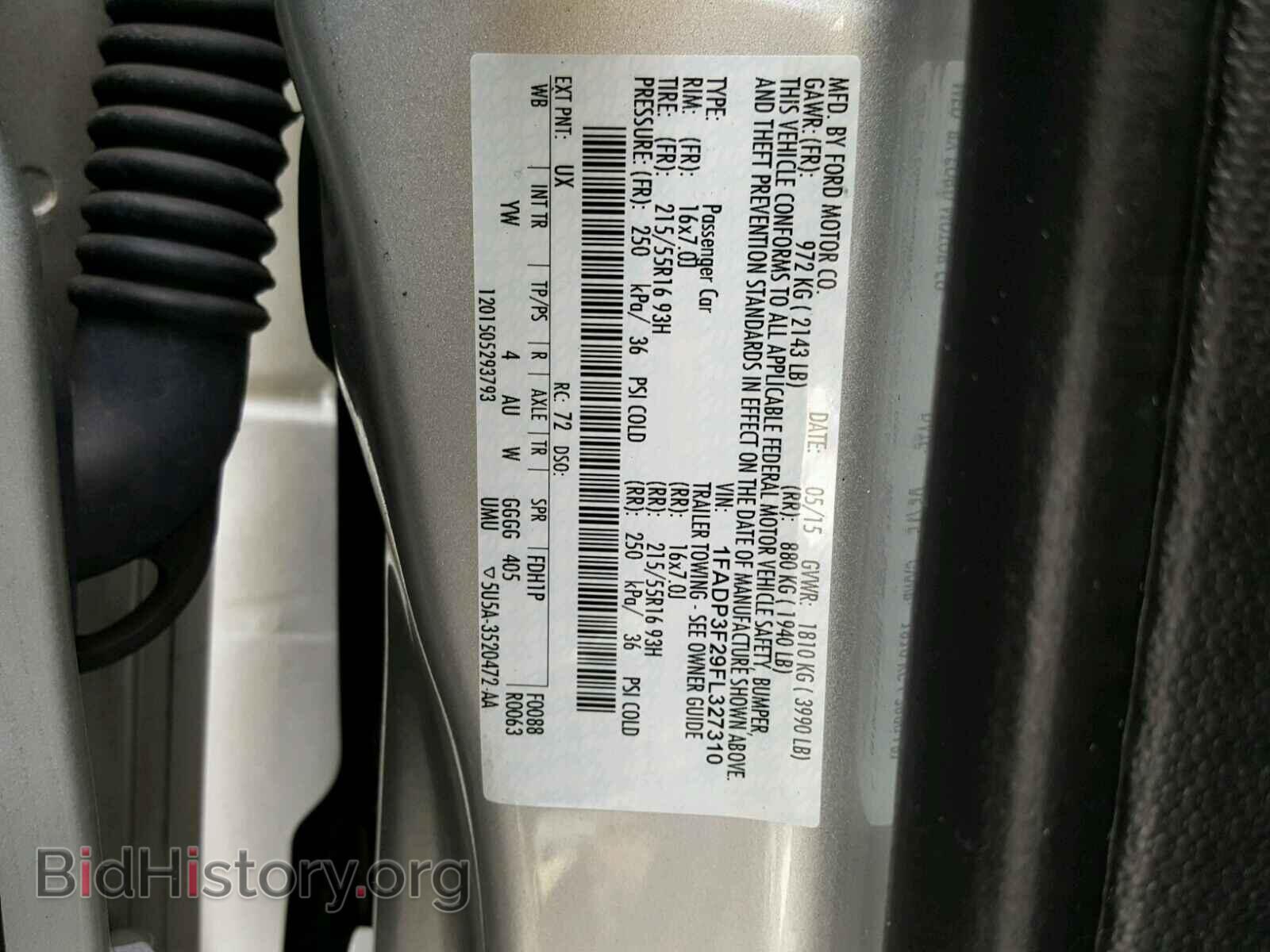 2015 FORD FOCUS - VIN: 1FADP3F29FL327310 - Photo 10