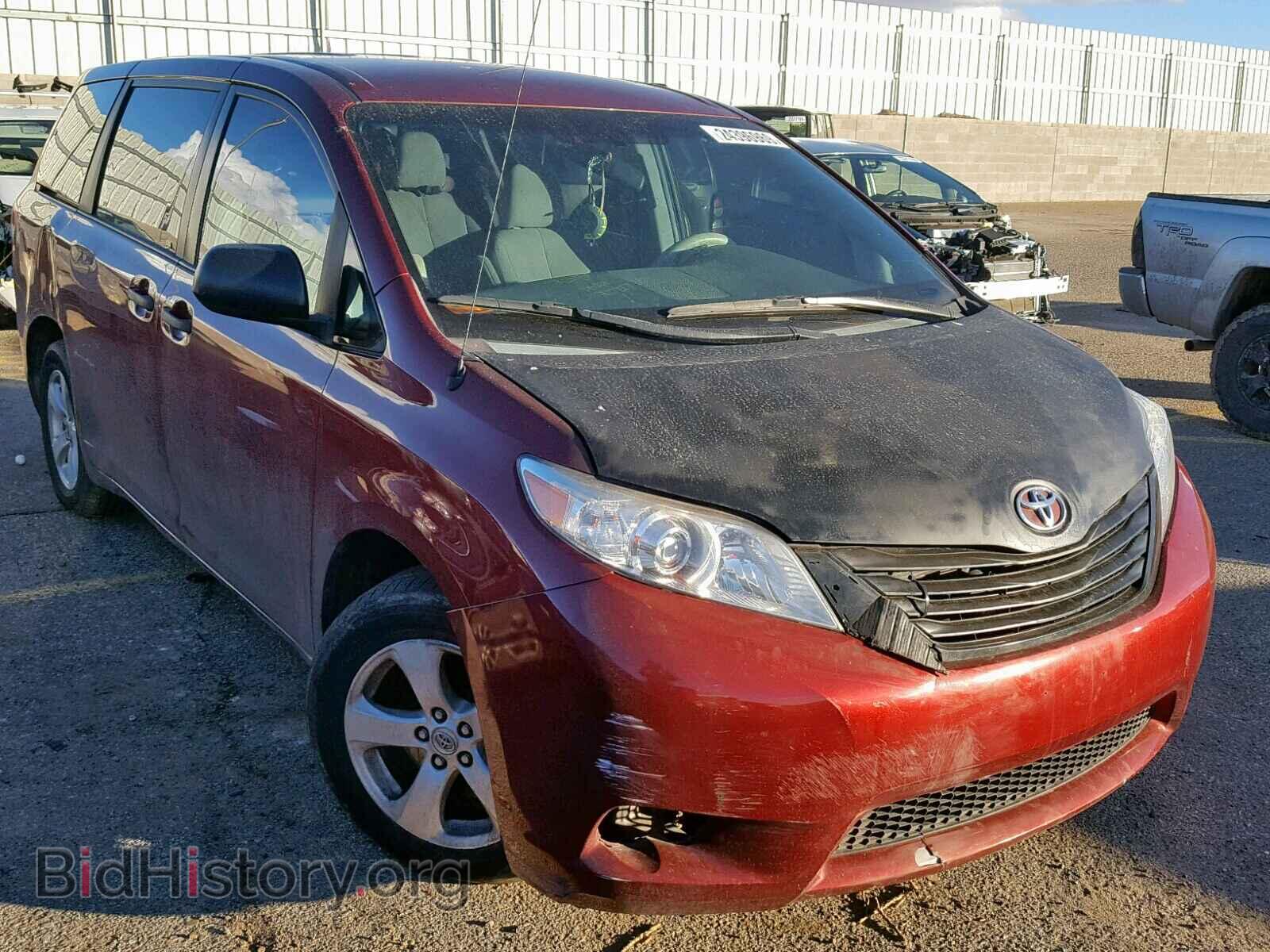 Photo 5TDZK3DC2CS259615 - TOYOTA SIENNA BAS 2012