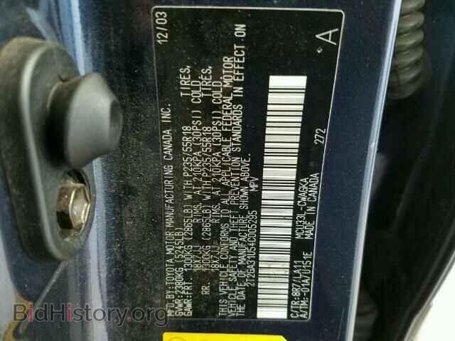 2004 LEXUS RX330 - VIN: 2T2GA31U54C005295 - Фото 10