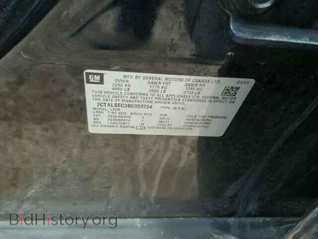 2011 GMC TERRAIN - VIN: 2CTALSEC3B6358234 - Photo 10