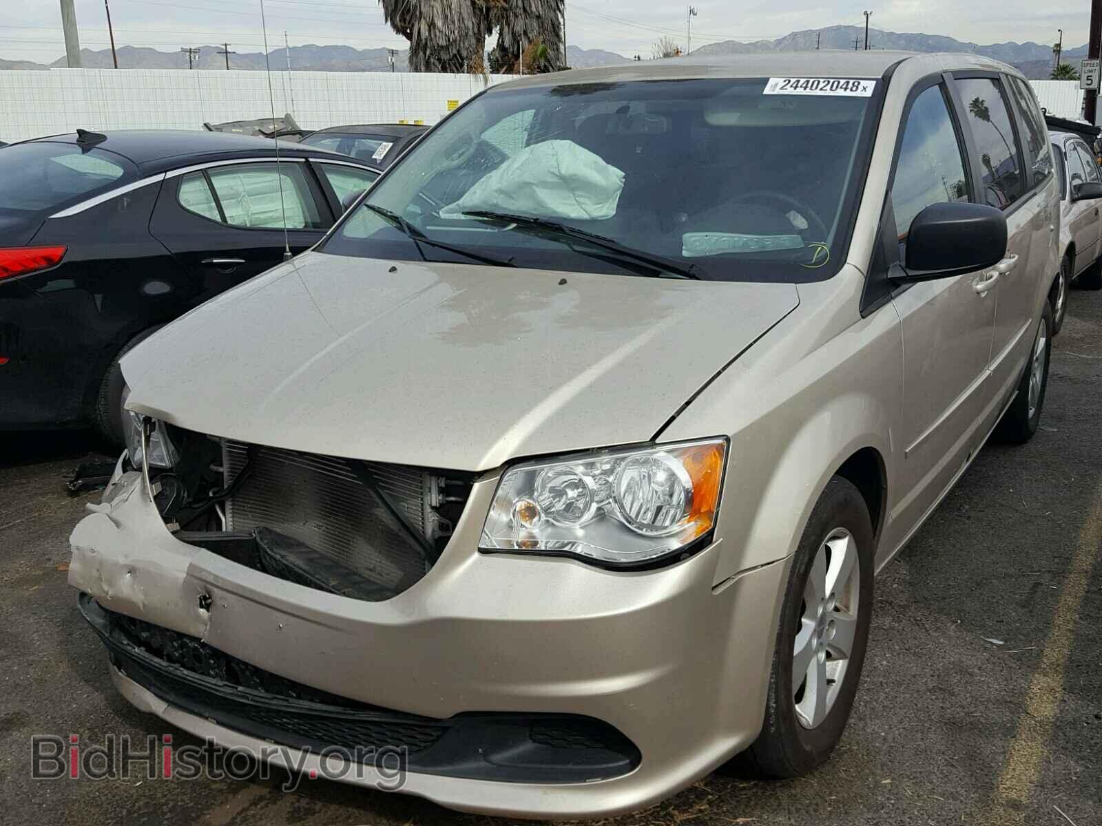 2013 DODGE CARAVAN - VIN: 2C4RDGBGXDR543527 - Фото 2