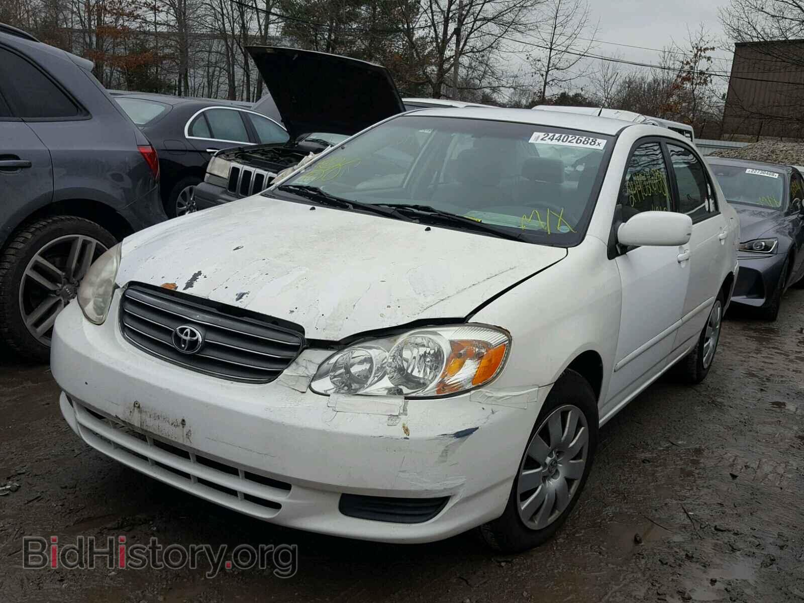2003 TOYOTA COROLLA - VIN: 2T1BR32E43C019198 - Photo 2