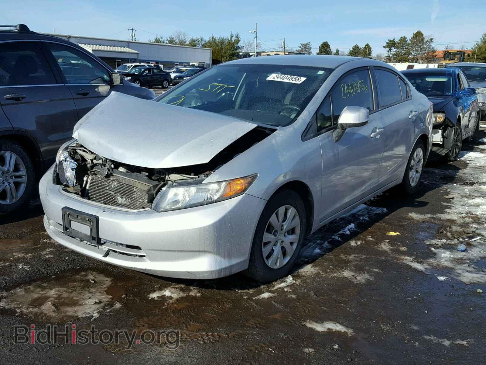 2012 HONDA CIVIC - VIN: 2HGFB2E54CH507120 - Фото 2
