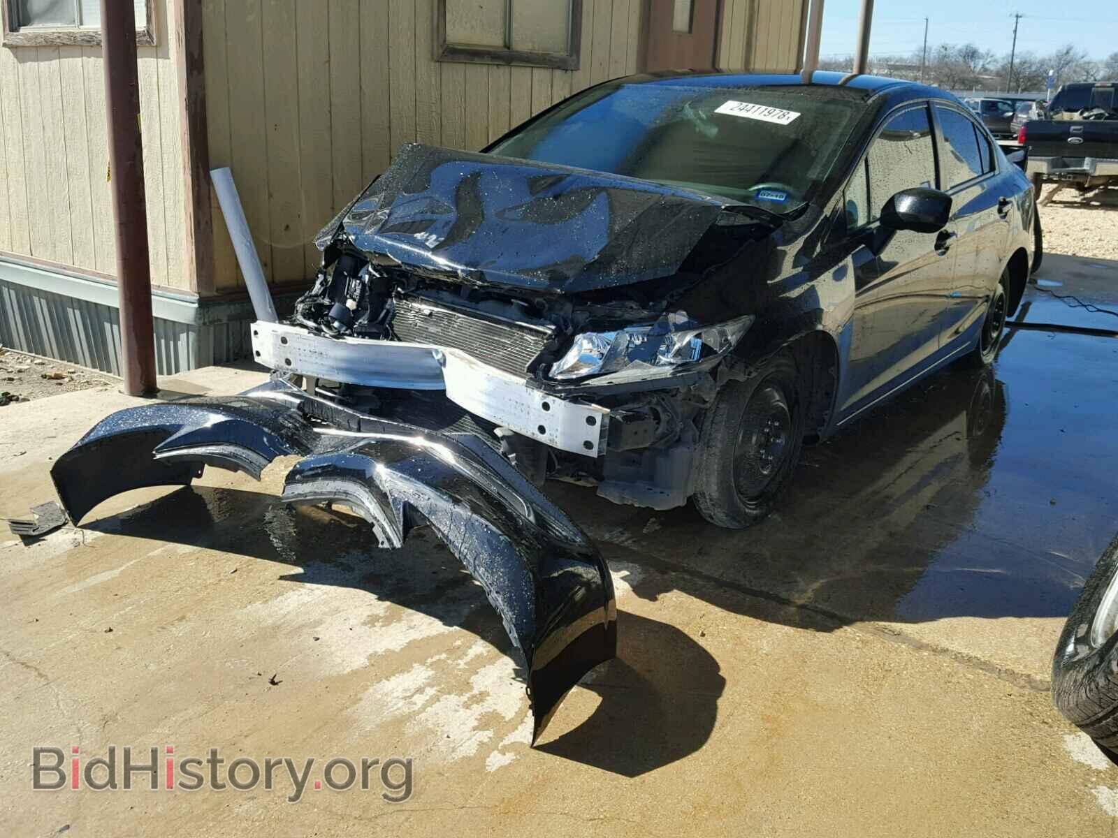 2013 HONDA CIVIC - VIN: 2HGFB2F57DH302245 - Фото 2