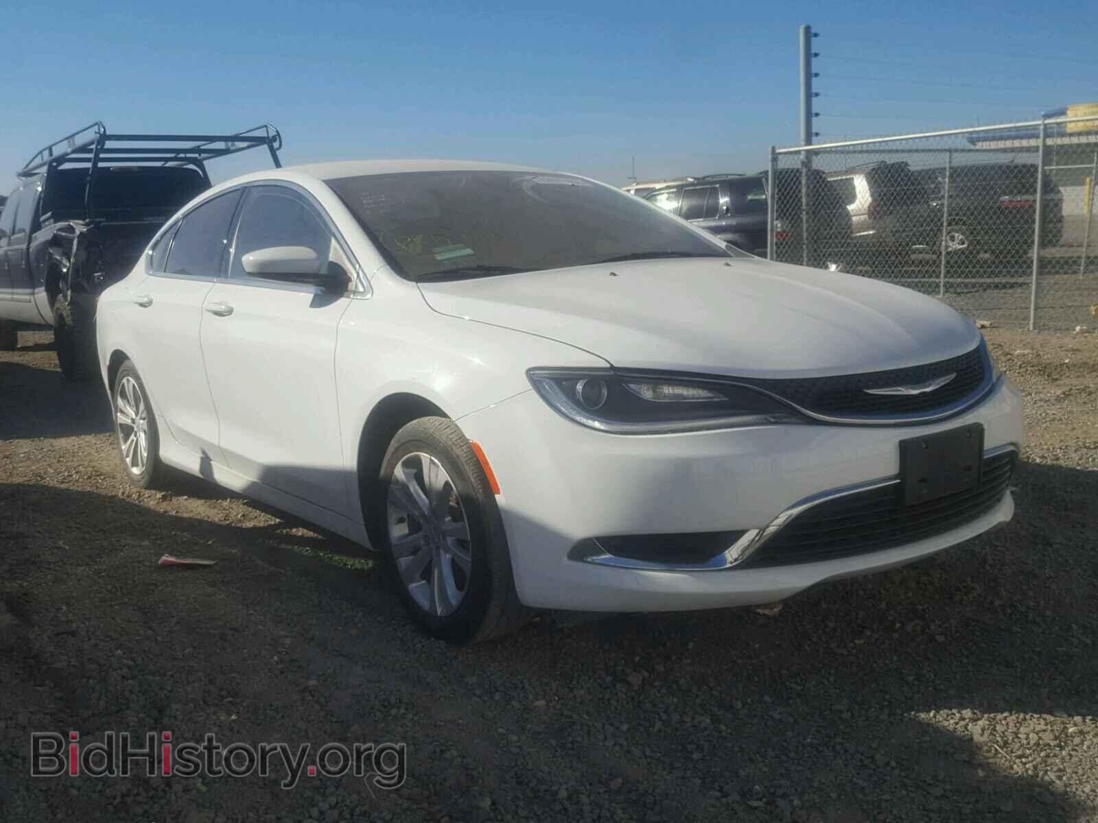 Фотография 1C3CCCAB0GN107685 - CHRYSLER 200 2016