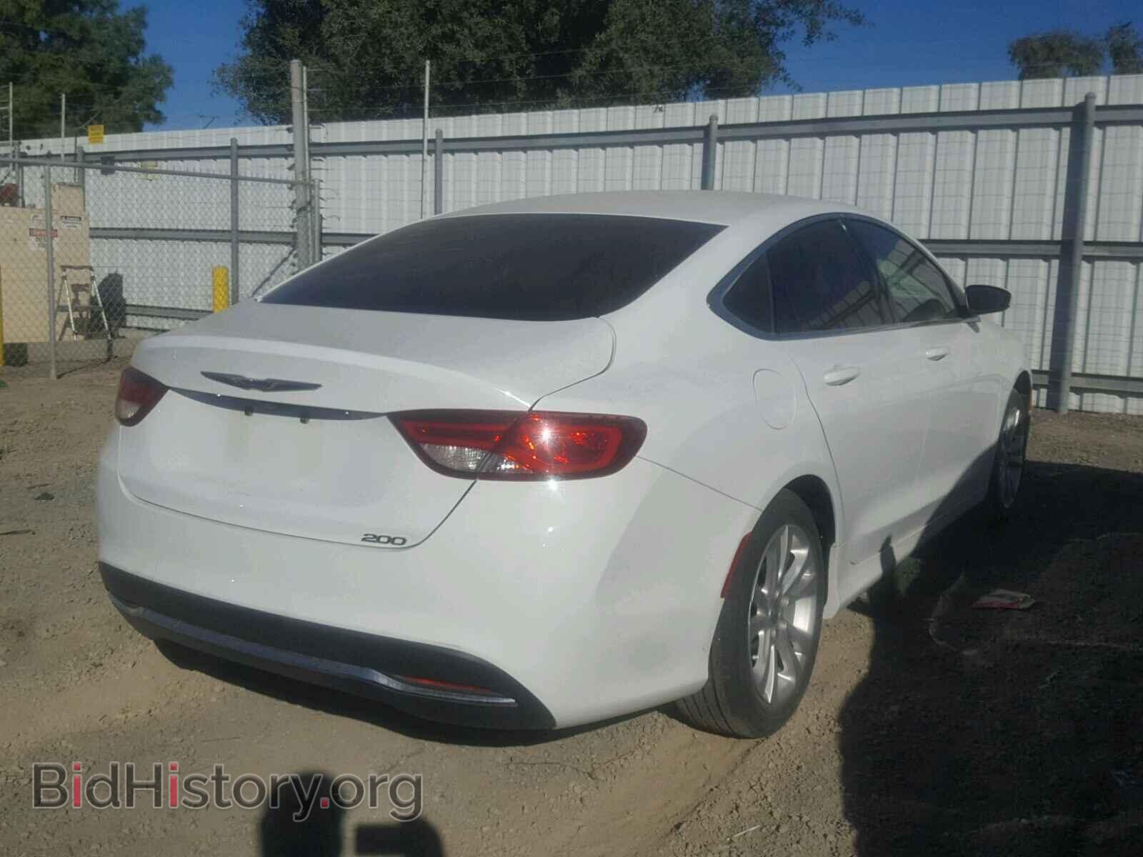 2016 CHRYSLER 200 - VIN: 1C3CCCAB0GN107685 - Фото 4