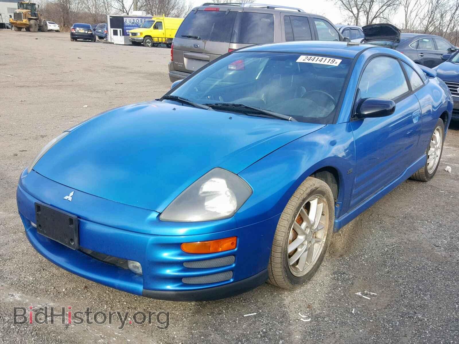 2002 MITSUBISHI ECLIPSE - VIN: 4A3AC54H62E084322 - Фото 2