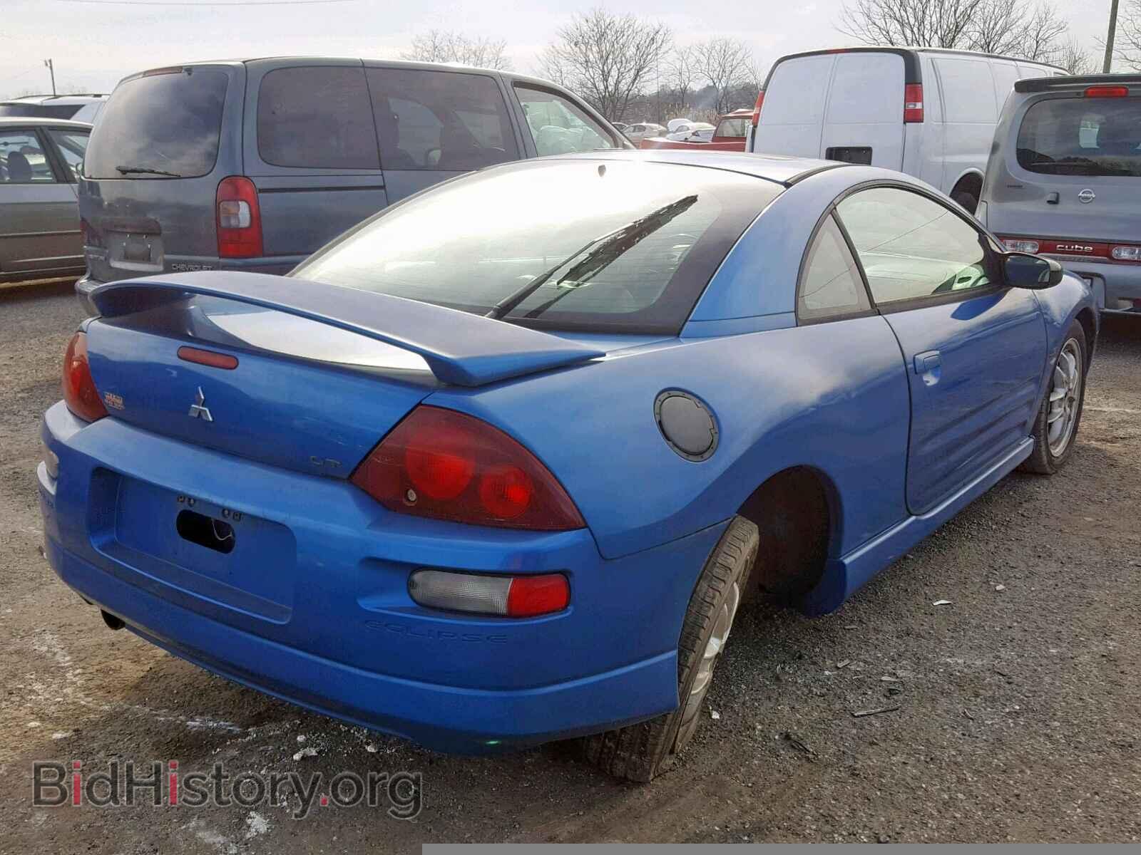 2002 MITSUBISHI ECLIPSE - VIN: 4A3AC54H62E084322 - Фото 4