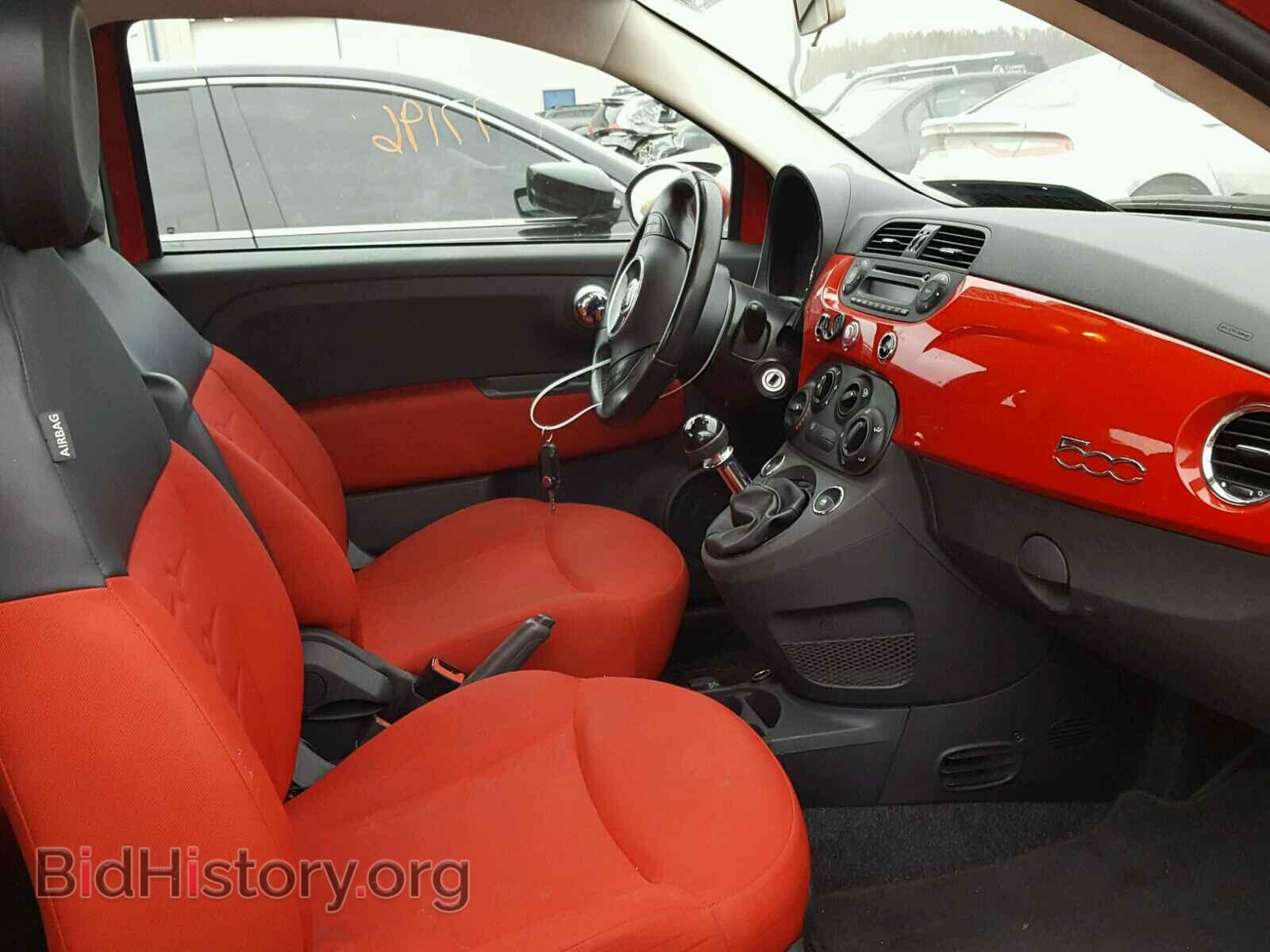 2012 FIAT 500 - VIN: 3C3CFFAR2CT228167 - Фото 5