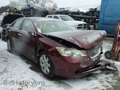 2008 Lexus ES350 ES 350, red — VIN JTHBJ46G882183292, Copart