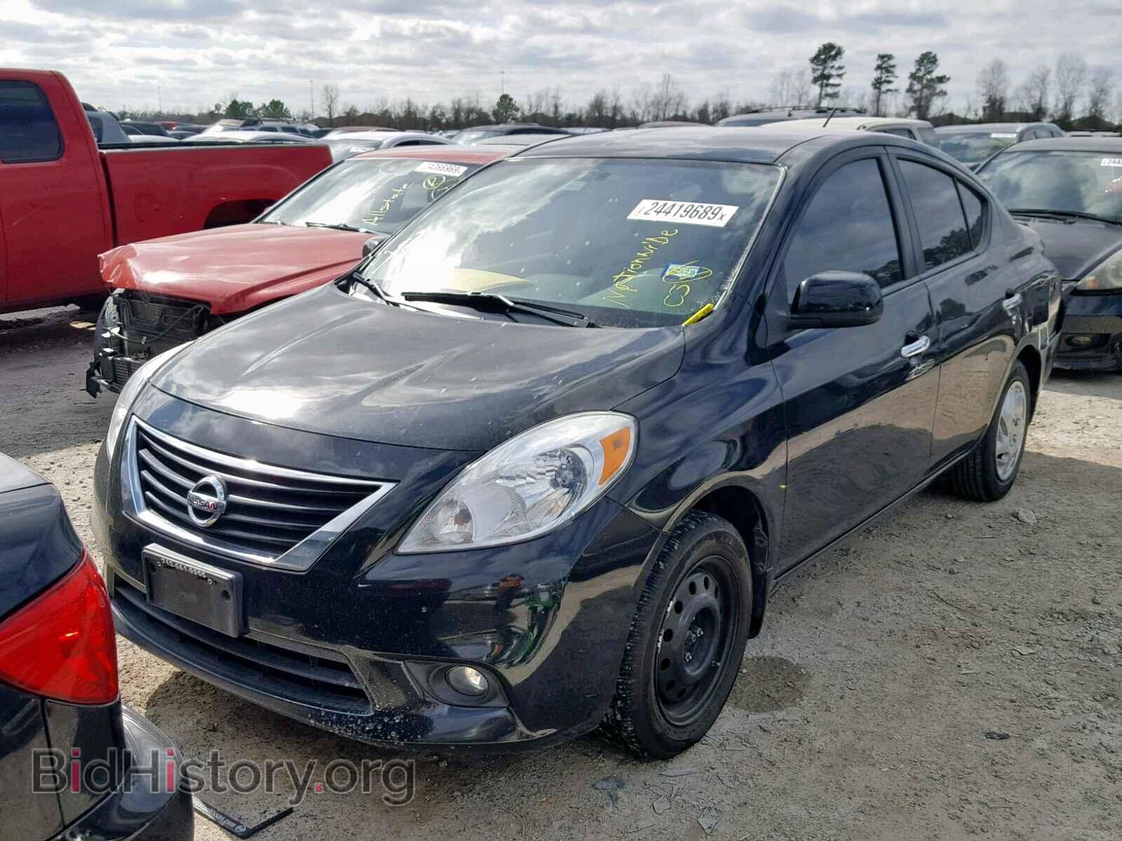 2012 NISSAN VERSA - VIN: 3N1CN7AP0CL942661 - Фото 2