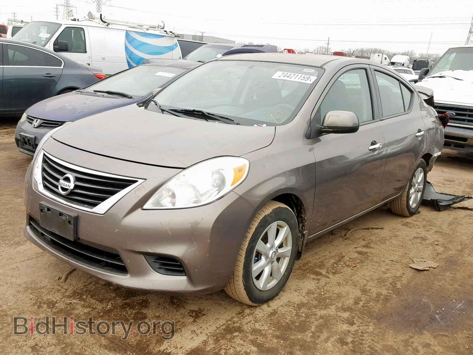 2014 NISSAN VERSA - VIN: 3N1CN7AP8EL822836 - Фото 2