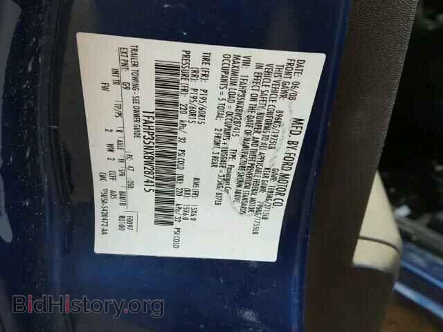 2008 FORD FOCUS - VIN: 1FAHP35NX8W287415 - Фото 10