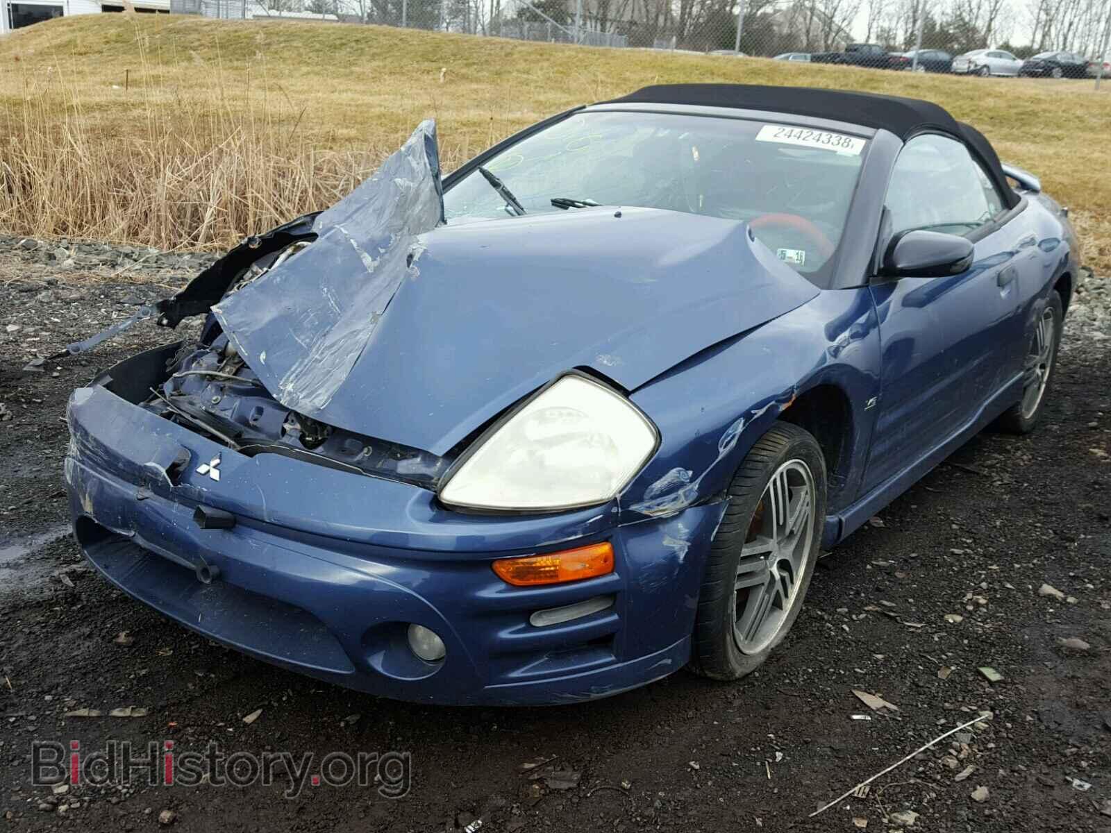 2003 MITSUBISHI ECLIPSE - VIN: 4A3AE75H33E045855 - Фото 2