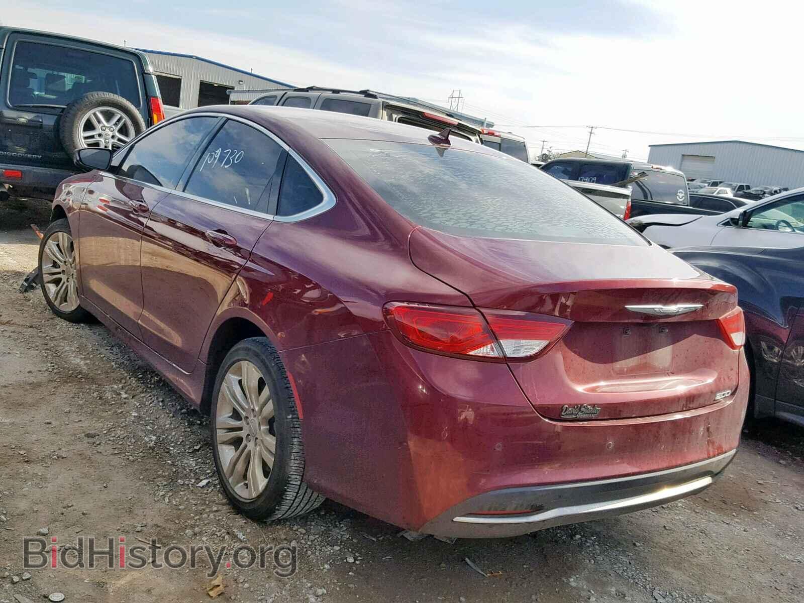 2015 CHRYSLER 200 - VIN: 1C3CCCABXFN738748 - Фото 3