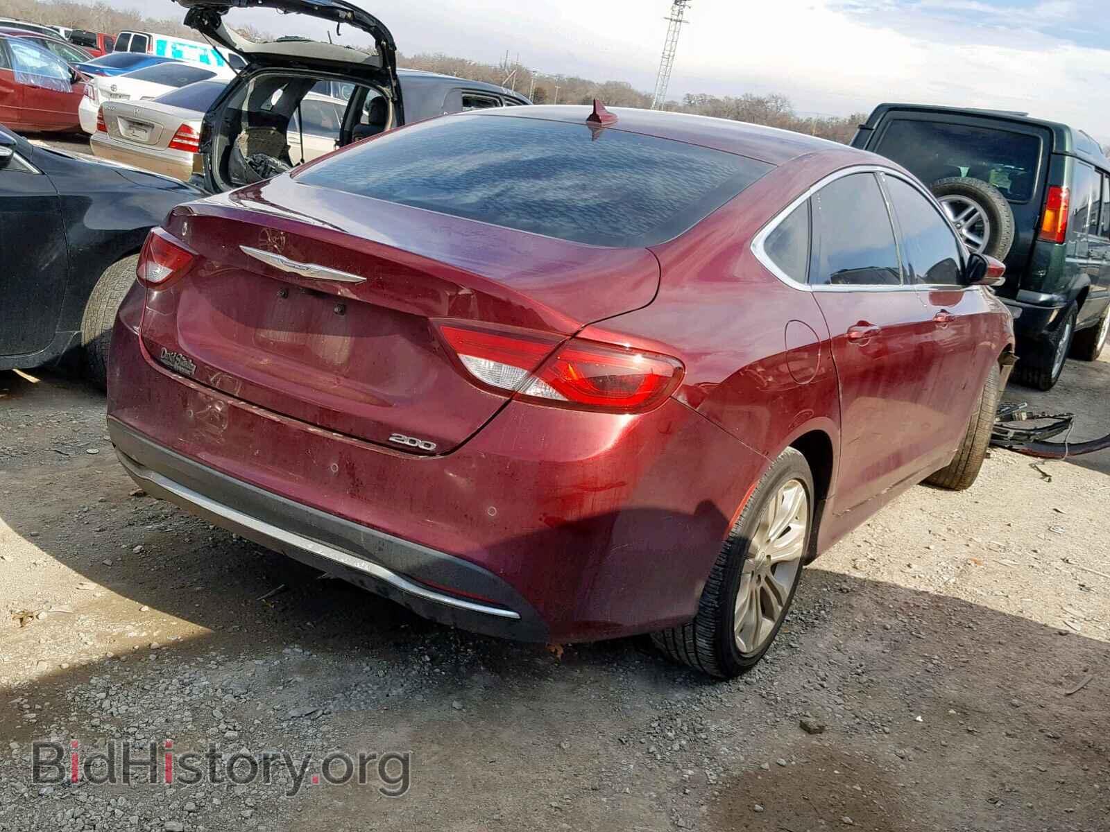 2015 CHRYSLER 200 - VIN: 1C3CCCABXFN738748 - Фото 4