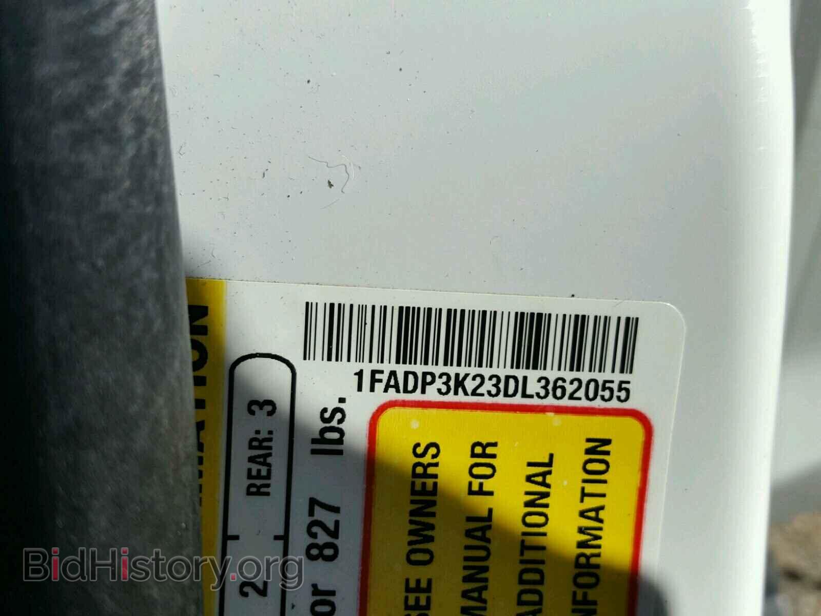 2013 FORD FOCUS - VIN: 1FADP3K23DL362055 - Photo 10