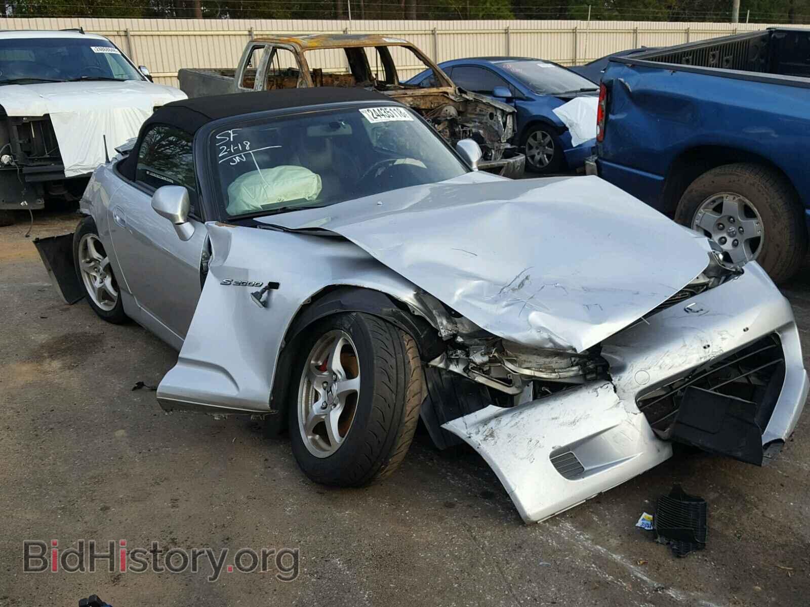 Фотография JHMAP114X2T001437 - HONDA S2000 2002