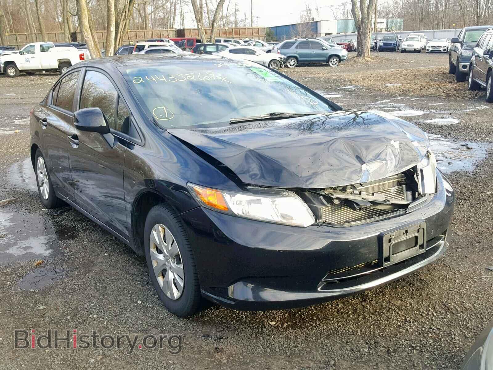 Фотография 2HGFB2F54CH505656 - HONDA CIVIC LX 2012