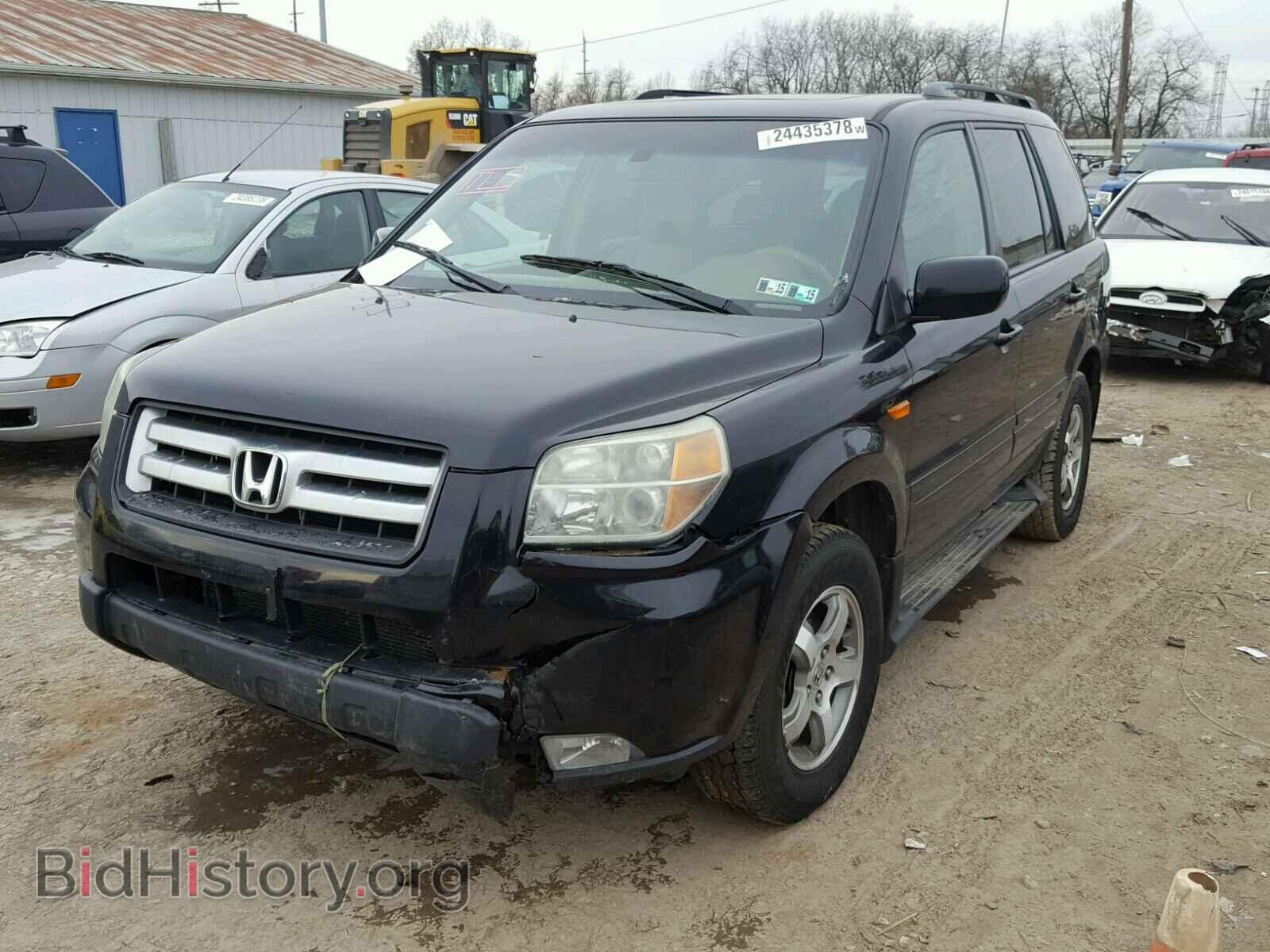 2006 HONDA PILOT - VIN: 2HKYF18566H555344 - Фото 2
