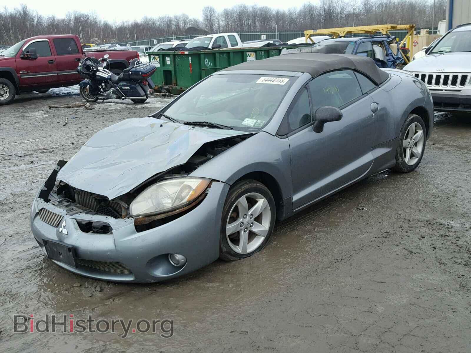 2007 MITSUBISHI ECLIPSE - VIN: 4A3AL25F67E036046 - Фото 2